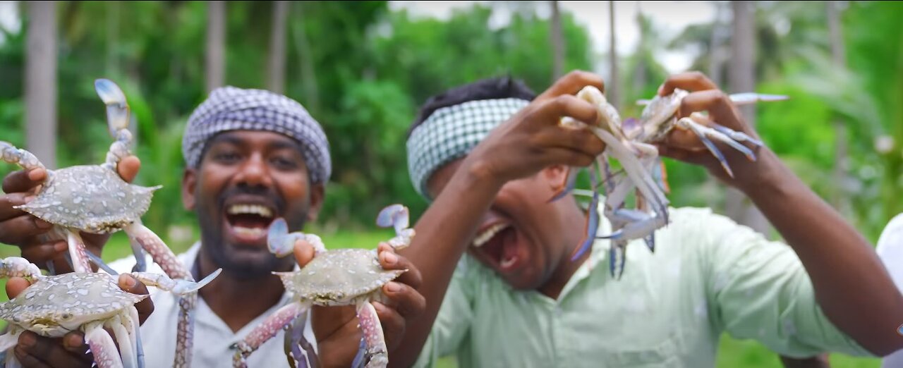 1000 BIG SIZE CRABS | Big Blue Crab Fry Recipe Afzal Food | Seafood Recipe | Crab Recipe