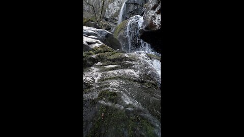 Boyana waterfall, Sofia, Bulgaria. Vitosha mountain.