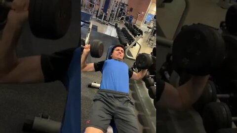 Incline dumbbell bench press