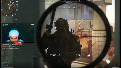 CALL OF DUTY MW2 NICKMERCS TRIPLE KILL QUICK SCOPE!!