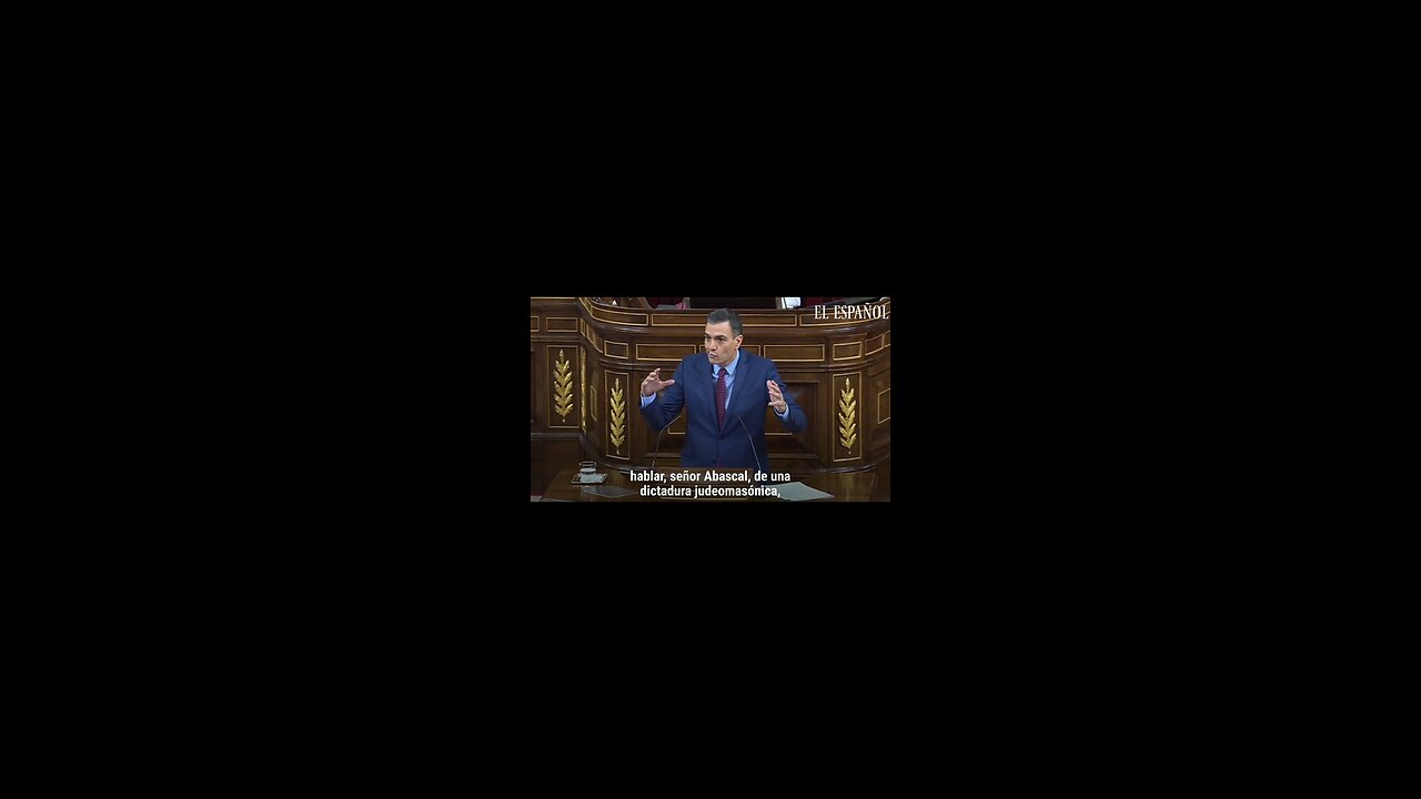Pedro Sánchez se mofa de la DICTADURA JUDEOMASONICA en pleno congreso