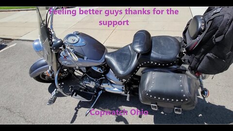 Feeling better out for a ride