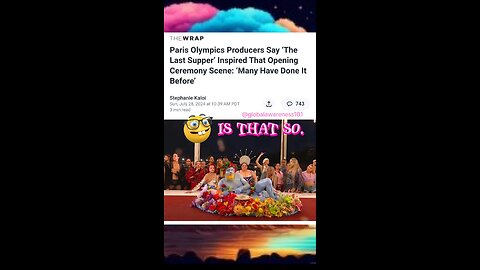 Olympics Producers Say ‘The Last Supper’ Inspired That Opening Ceremony Scene.