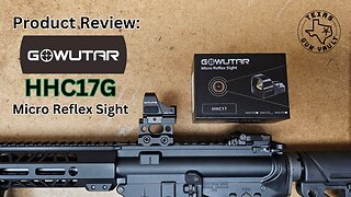 Product Review: GoWutar HHC17G Micro Reflex Green Dot Sight