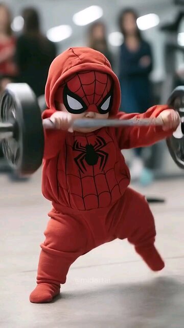 Superheroes in childhood(shorts)