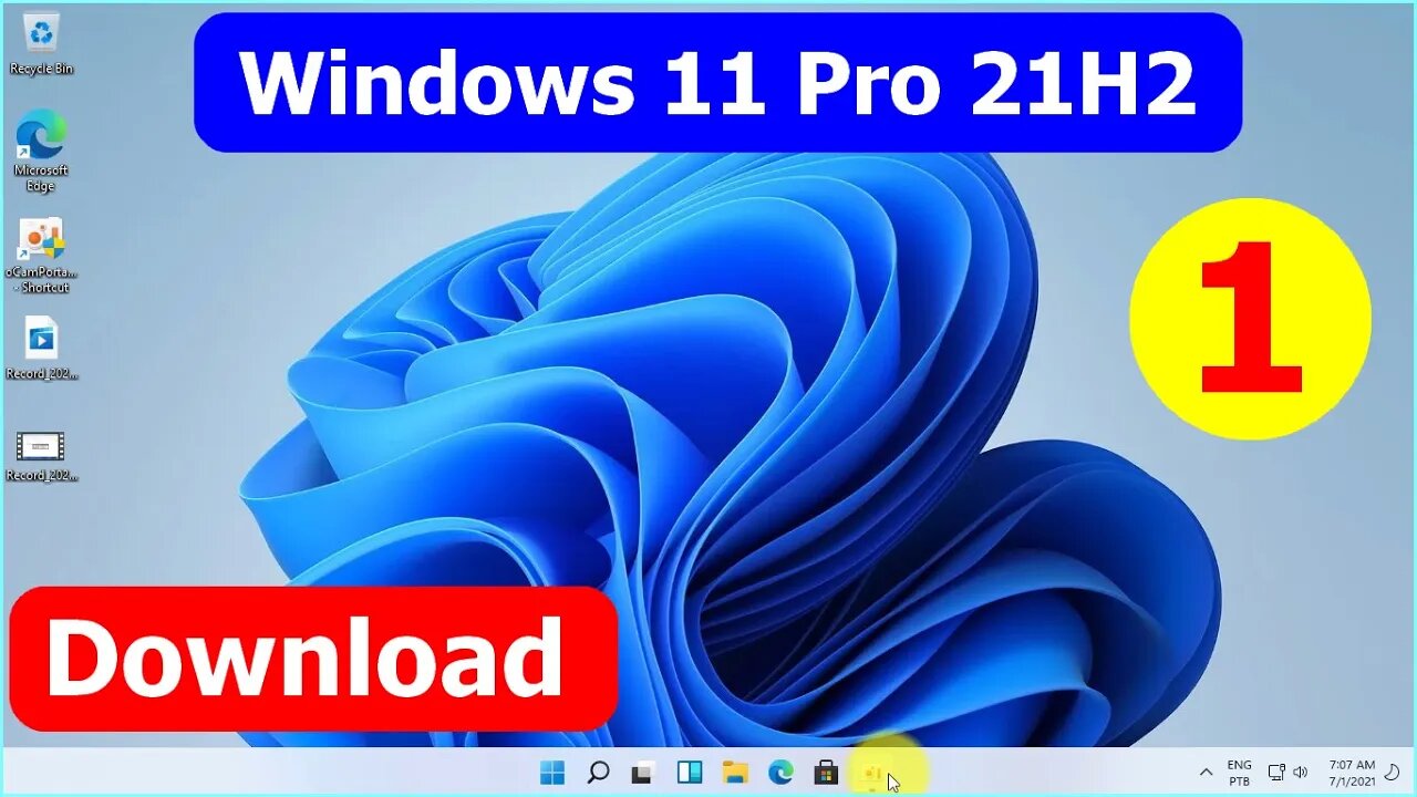 1- Download Windows 11 PRO 21H2 e Download RUFUS 3.17 para criar o pendrive de boot