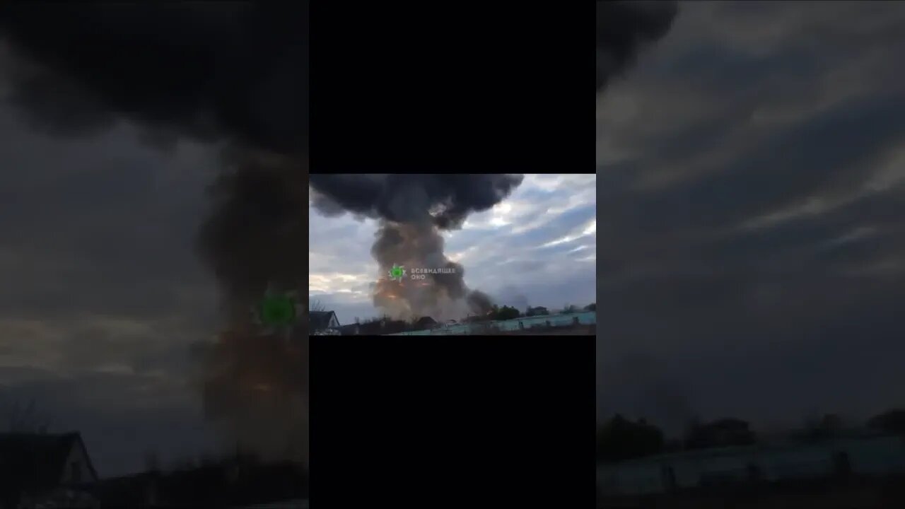 Ukraine war: Aerial attack over Berezovka.