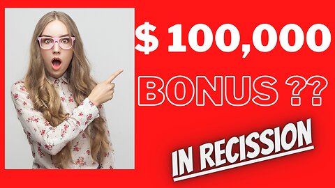 OMG!!! $100,000 Employee Bonus In Recession??