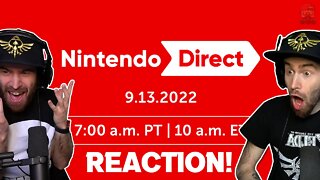 Nintendo Direct - September 13 2022 LIVE REACTION!