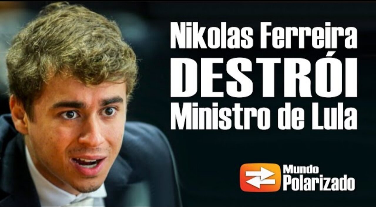 In Brazil Nikolas Ferreira faces the Minister of Rights for Lula's brothers and exposes the truth!