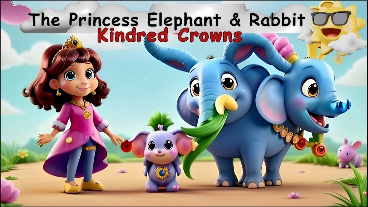 The Princess Elephant & Rabbit Kindred Crowns | Bedtime Stories For Toddlers👸🙀 #princess #elephant