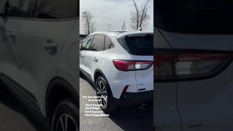 Ford SUV line up! Ford Escape, Ford Edge, Ford Explorer, and Ford Escape!