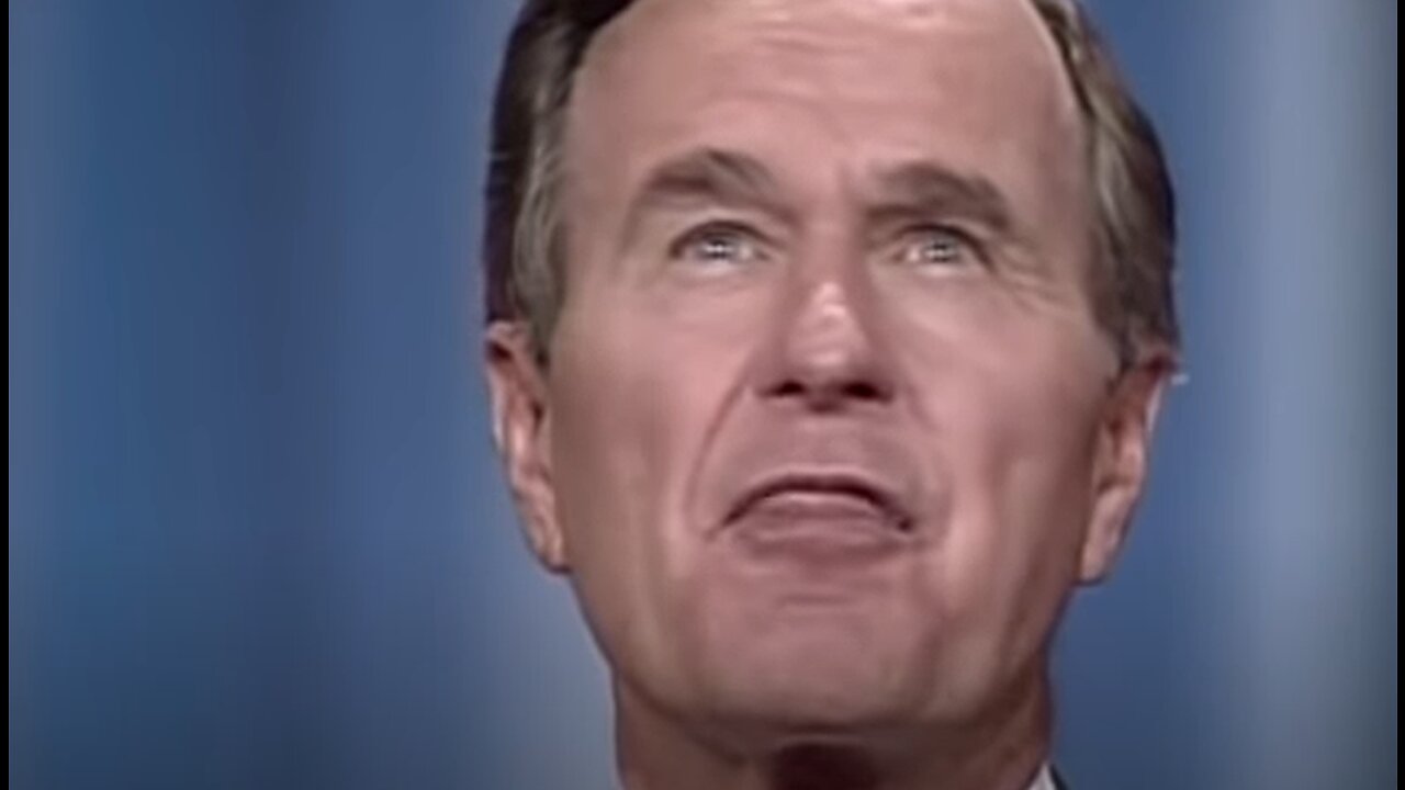 1988 Presidential candidate George HW Bush uses the high freemasonry reference of "1,000 POINTS OF LIGHT!!".