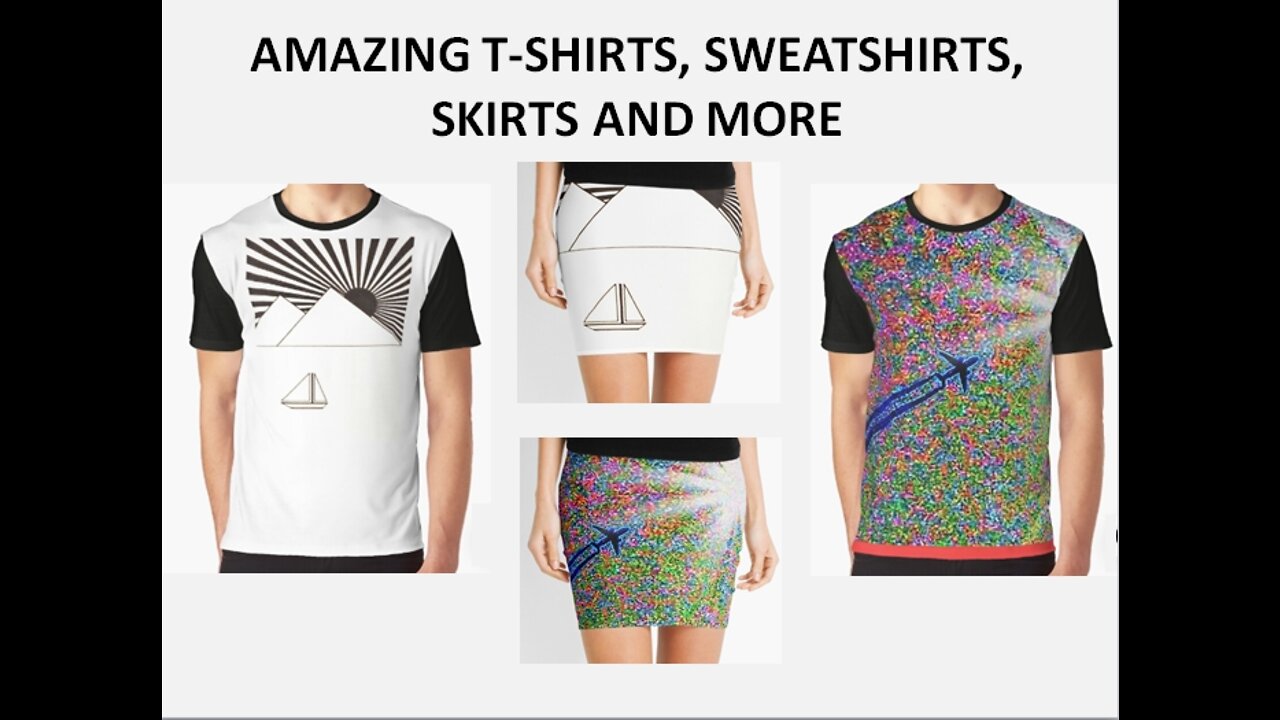 AMAZING & BEAUTIFUL T-SHIRTS, SWEATSHIRTS, SKIRTS AND OTHER CLOTHES