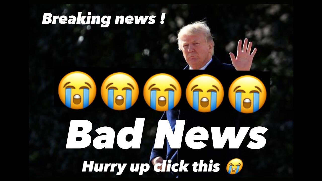 Breaking News - Donald Trump Sad News 😭😭😭😱😱