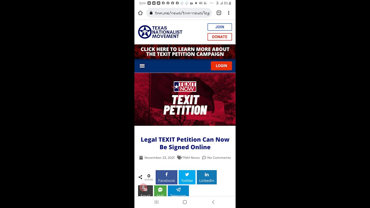 Texit Update - New Actions Required