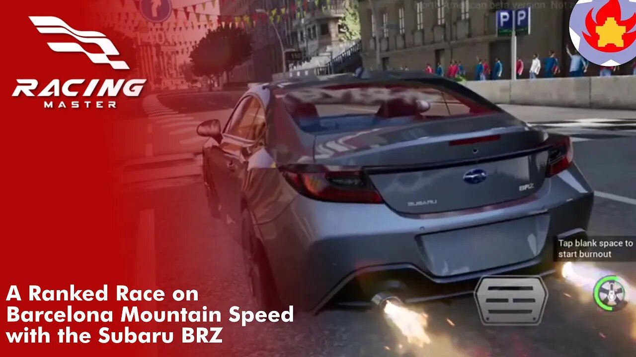 A Ranked Race on Barcelona Mountain Speed with the Subaru BRZ | Racing Master