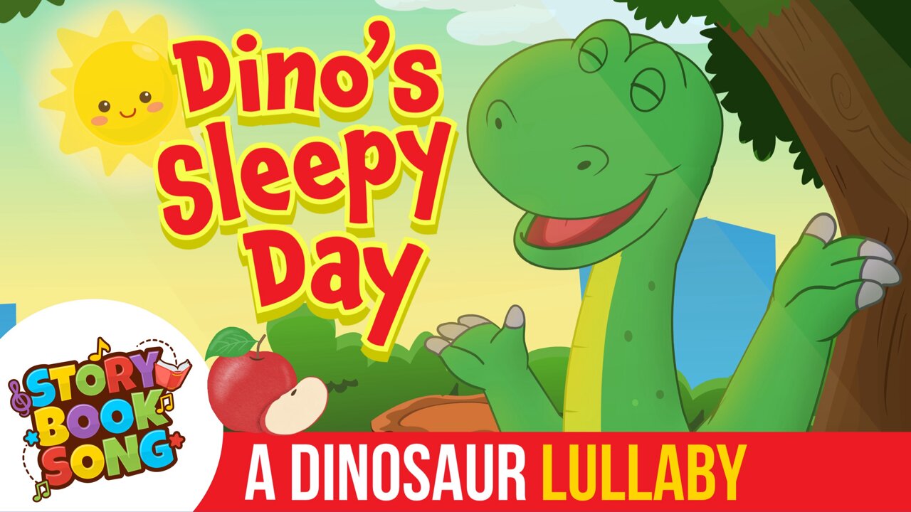 Dino's Sleepy Day Lullaby | A Musical Adventure for Kids!