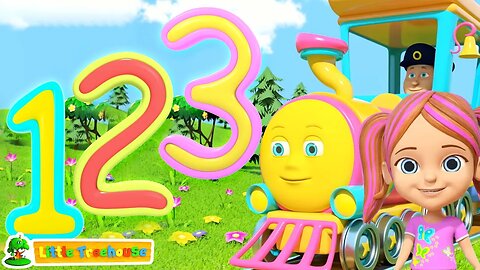 Numbers Train + More Nursery Rhymes & Educational Videos