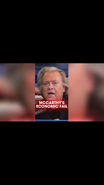 Steve Bannon: Trump Will Fix McCarthy-Biden Caused Economic Problems