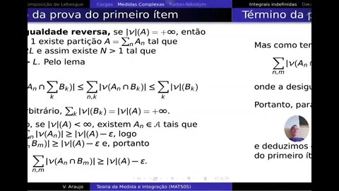 Medida e Integração: Medidas com valores no corpo dos número complexos