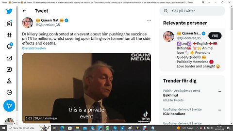 Medical doctor confronted