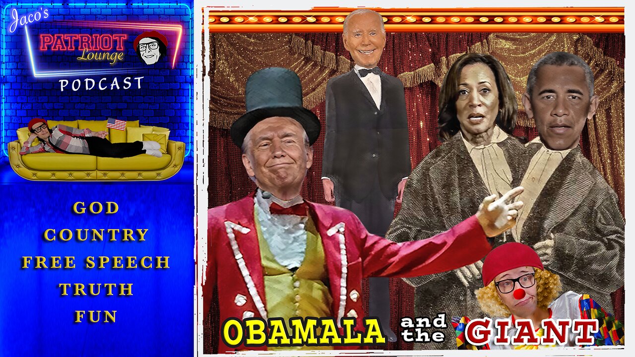 Episode 104: Obamala and the Giant | Current News and Events with Humor (Starts 9:30 PM PDT/12:30 AM EDT)