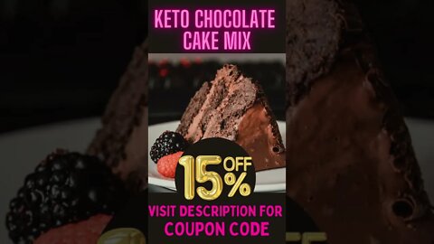 Coupon Code For Keto Chocolate Cake Mix . keto diet for beginners #shorts #keto