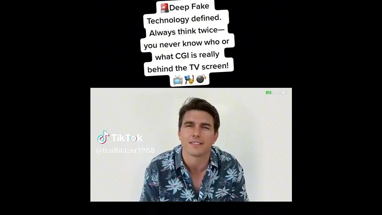 Deepfakes can't trust your tv