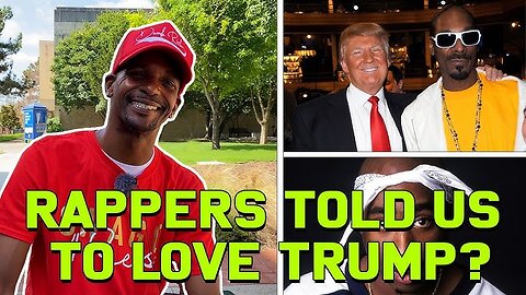 #CharlestonWhite | RAPPERS TAUGHT US TO LOVE TRUMP | TRUMP IN OVER 300 RAP SONGS | PushGap Dallas