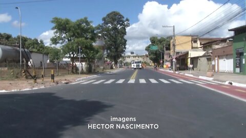 Gov. Valadares: nova pavimentação da rua Sinval Leite é inaugurada na manhã desta quarta-feira(2