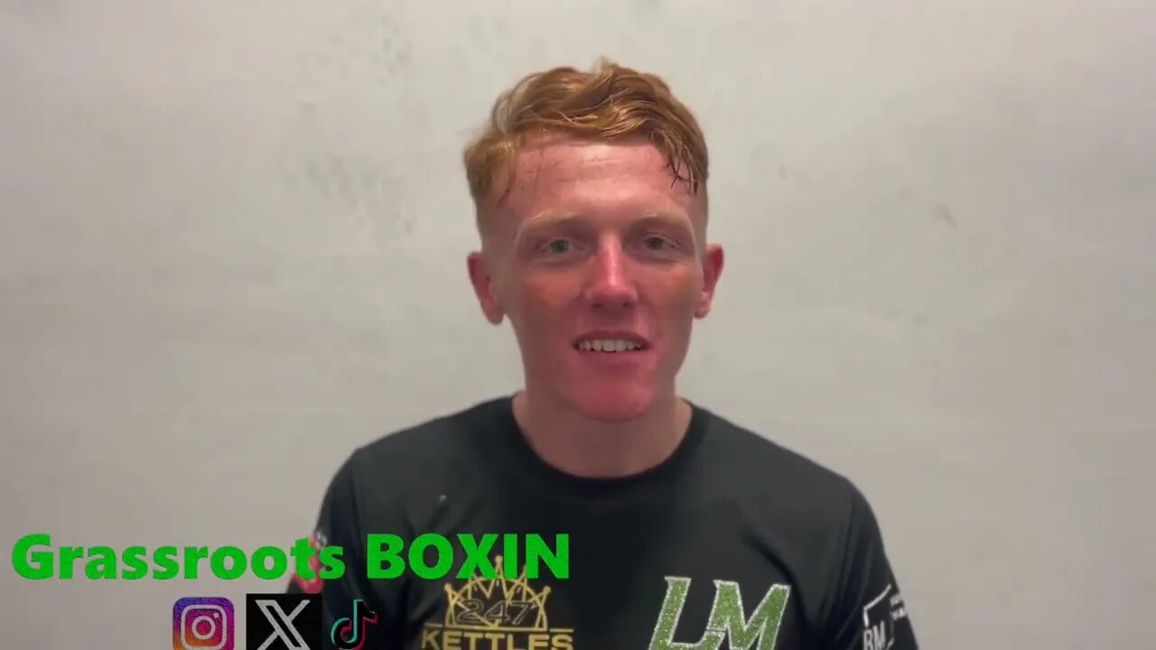 Louis Muldowney - Post Fight Interview - TM14/Mo Prior Promotions - York Hall