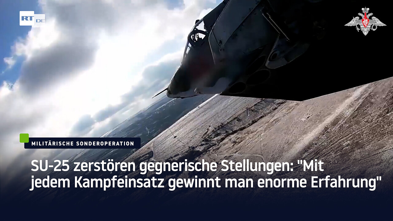 SU-25 zerstören gegnerische Stellungen: "Mit jedem Kampfeinsatz gewinnt man enorme Erfahrung"