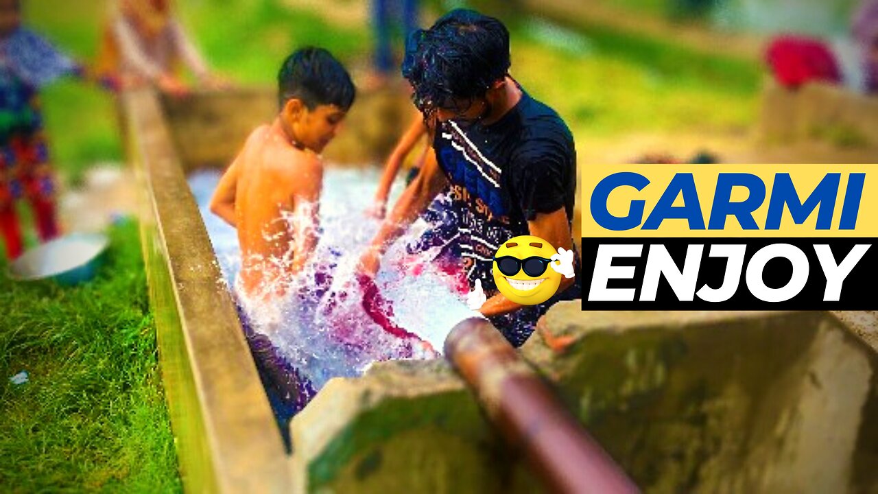 Garmi Vlog Enjoy 💦😇 #vlog #garmi