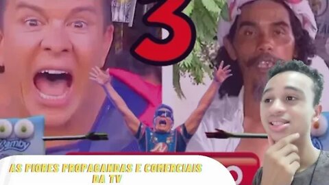 Reagindo As PIORES Propagandas e Comerciais da TV! PARTE 3