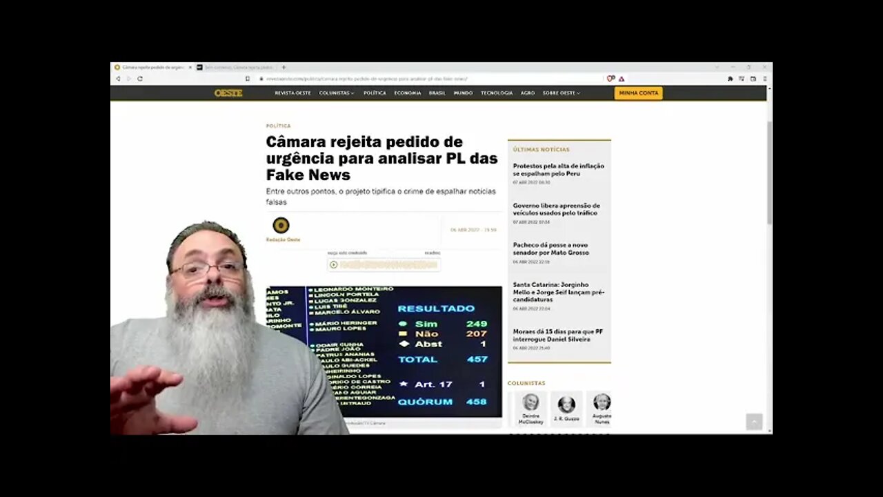 PL da censura, que alguns chamam de PL das fake news, perde votação importante na Câmara