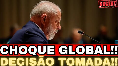 PRISÃO INTERNACIONAL!! LULA TOMA DECISÃO IMPACTANTE !! CHOQUE GLOBAL!!