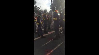 Madikizela-Mandela casket arrives at Orlando Stadium (cV7)