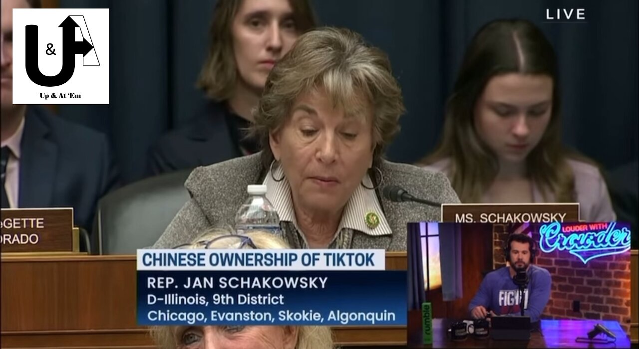 Democrat Rep. Jan Schakowsky During Tik-Tok Hearing 😑