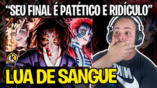 REACT Akaza, Douma & Kokushibo (Kimetsu No Yaiba) - Lua de Sangue | Okabe feat. @M4rkim & @AniRap