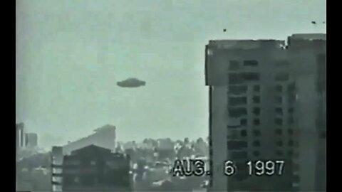 UFO Hovering Downtown Mexico City 1997