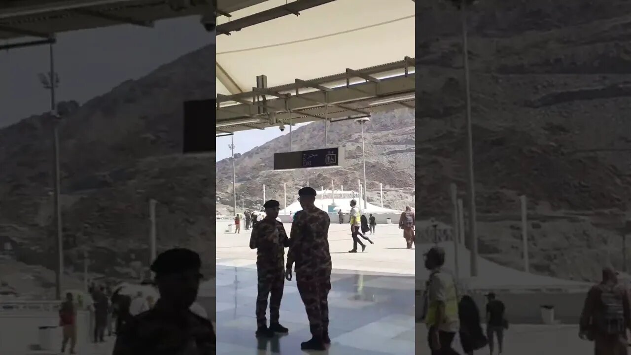 View from train | #hajj #jamarat #train