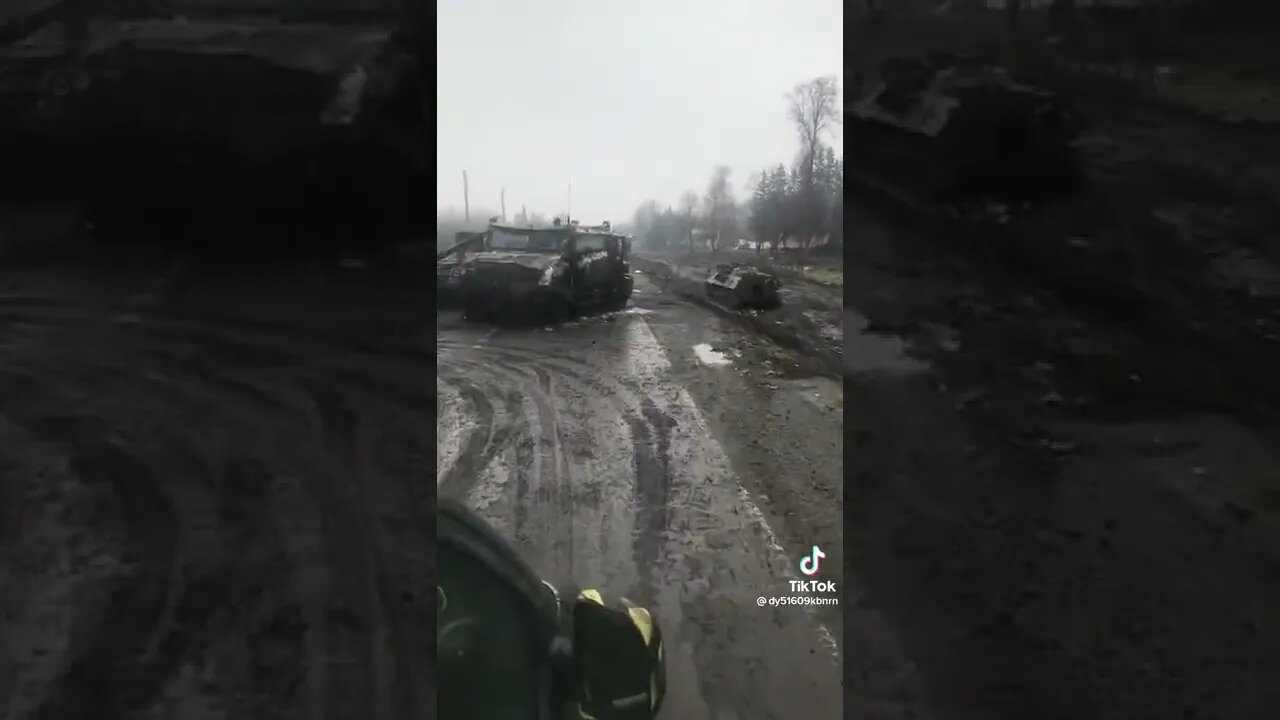 DISABLED RUSSIAN ARMORED VEHICLES!