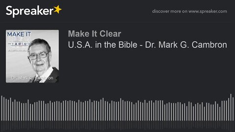 U.S.A. in the Bible - Dr. Mark G. Cambron