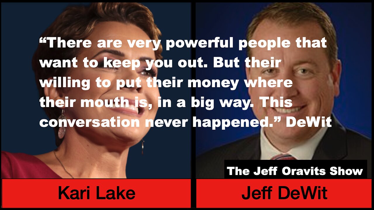 DeWit/Lake audio reveals how corrupt & dangerous U.S. politics has become.