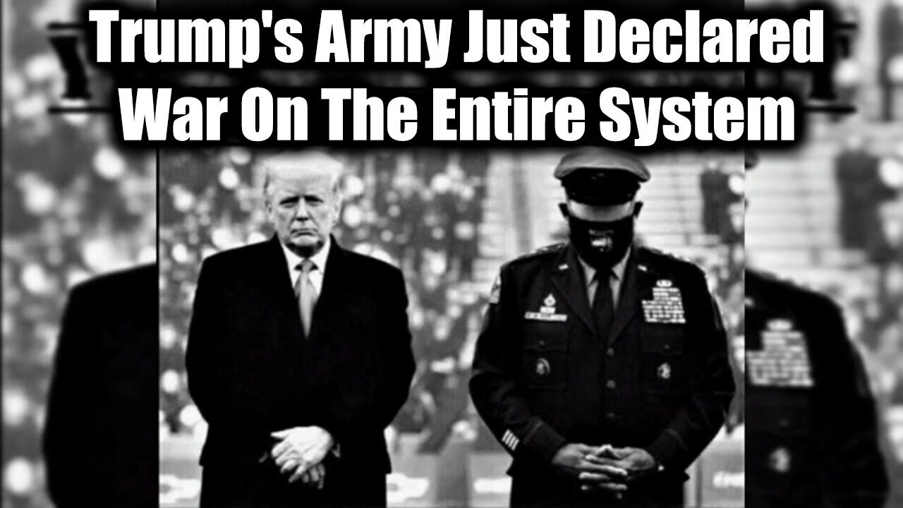 Nobody Saw It Coming! Trump's Army Just Declared War On The Entire System