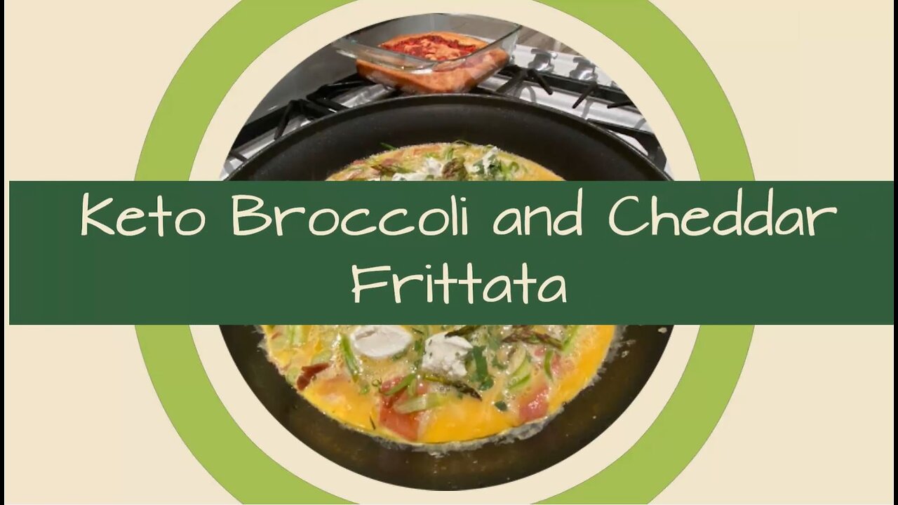 Keto Broccoli and Cheddar Frittata!