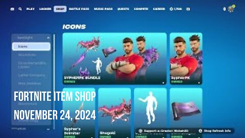 Fortnite Item Shop|November 24, 2024