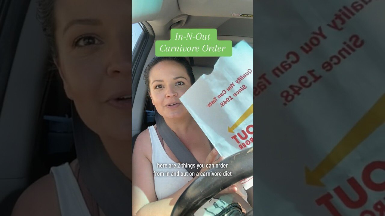 What to order at In-N-Out #carnivorediet #ketocarnivore #carnivore #animalbased #innoutburger #keto