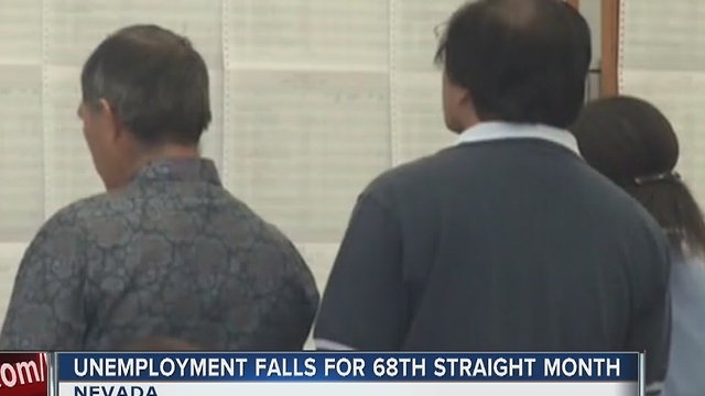 Nevada jobless rate down again, to 5.5 percent in October